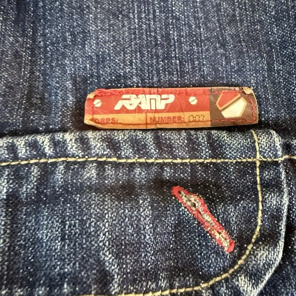 Ramp Blue Jean Jacket Smasher Mens XL Y2K Streetwear 90’s Retro Skater
